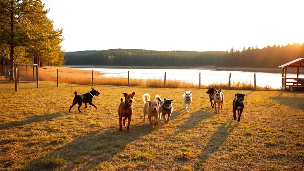 Locke County Dog Park dog park in Fridley, MN