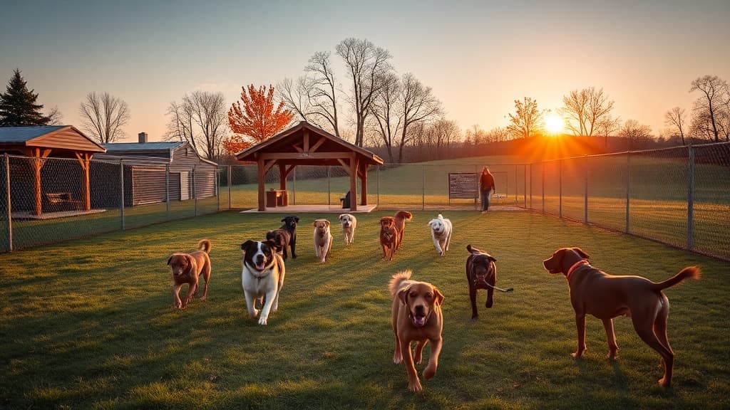 Destination Dog Park dog park in Jeffersonville, OH