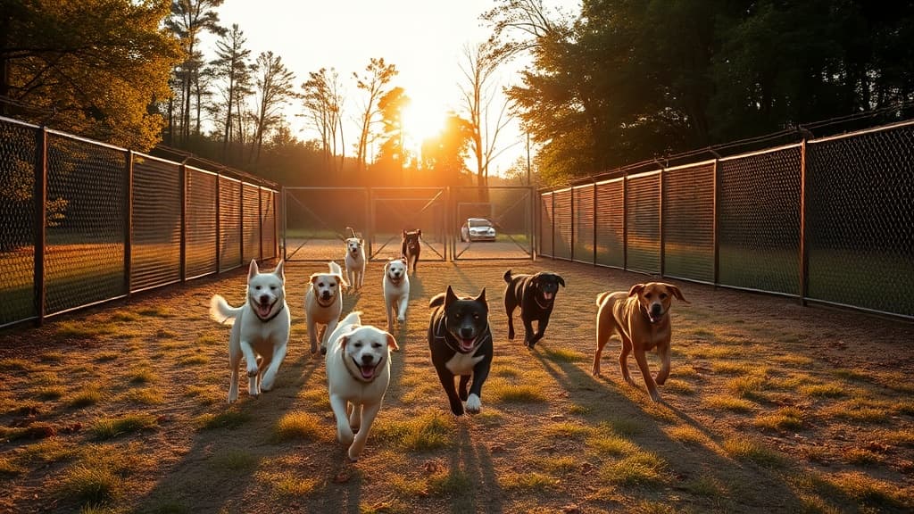 Northern Tail Dog Park dog park in East Lansing, MI