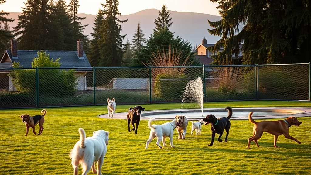 Dr. Jose Rizal Park Off-Leash Area dog park in Seattle village, WA
