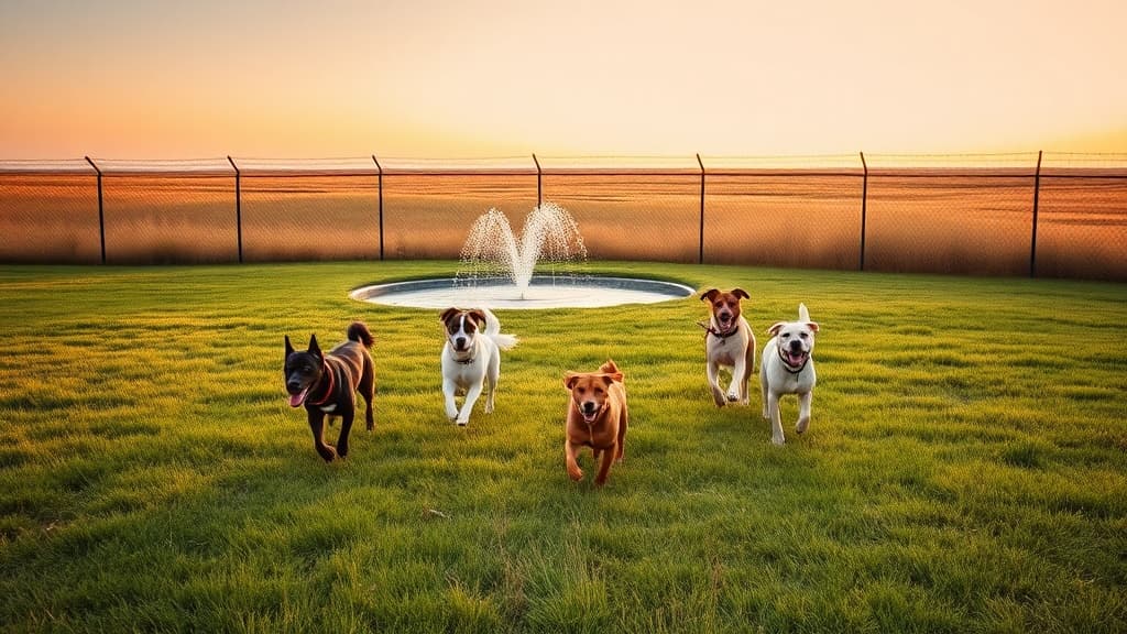 Naftzger Bark Park dog park in Wichita, KS