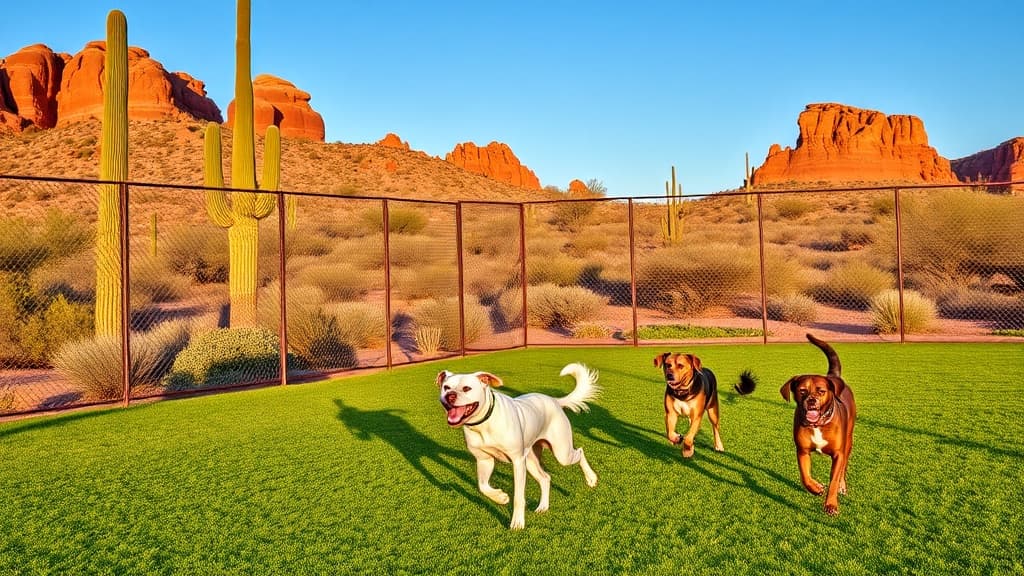 Dog Park at Heward Park dog park in Holbrook, AZ