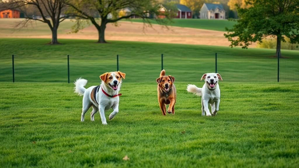 Dobbs Park dog park in Terre Haute, IN