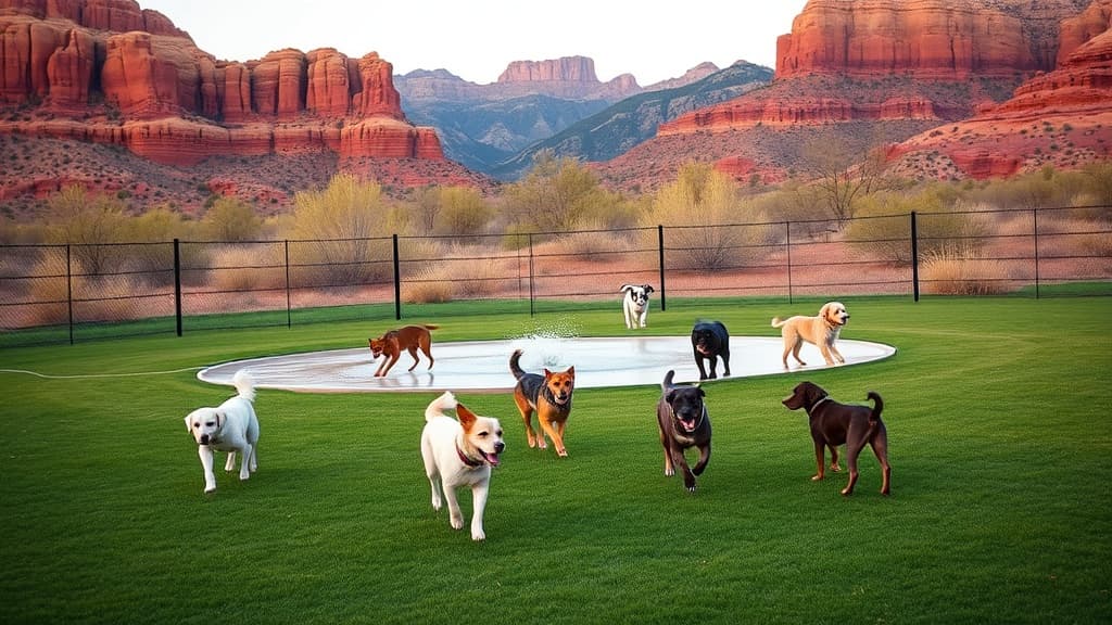 Dog Park at Ferguson Park dog park in Cottonwood Heights, UT