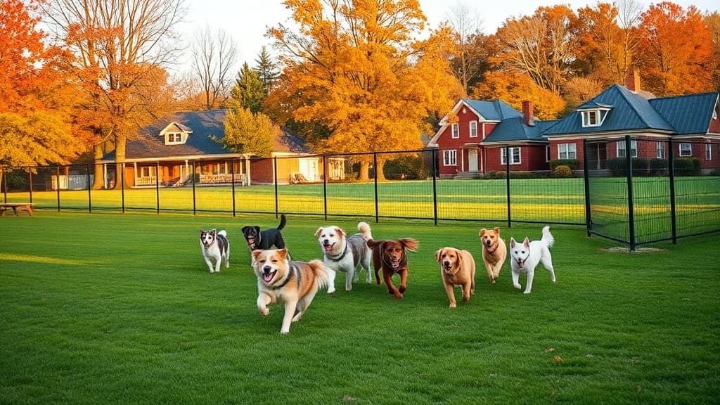 Dog Park at Triangle Park dog park in Stamford, CT