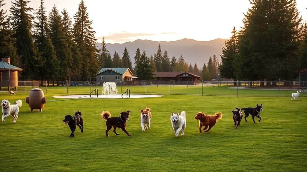 Happy Tails Off-Leash Dog Park dog park in Colville village, WA