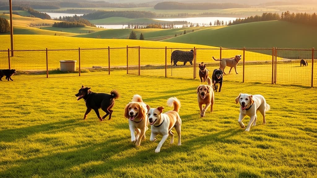 Anderson Farm County Park dog park in Oregon, WI