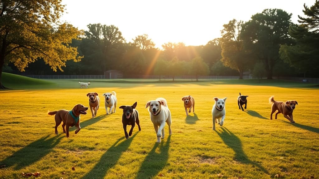 Whalon Lake Dog Park dog park in Naperville, IL
