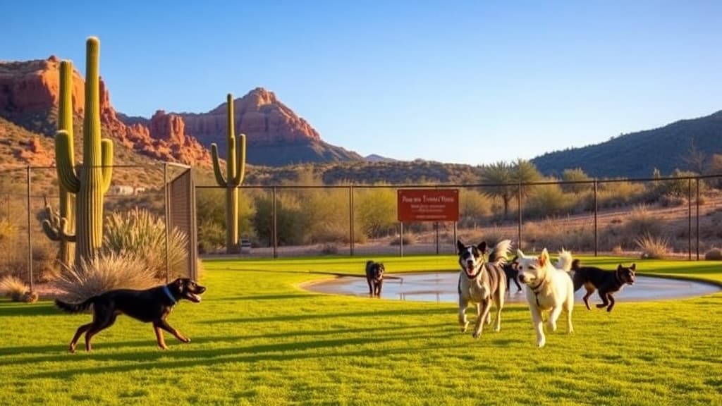 The Deuce of Dogs Bark Park dog park in Show Low, AZ