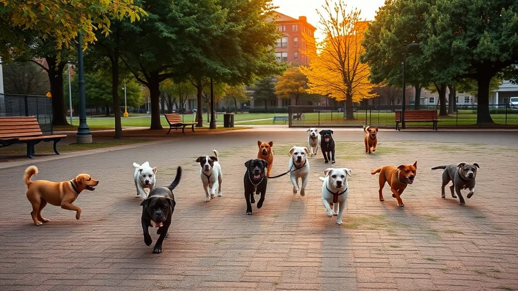 Craig park dog park dog park in Painted Post, NY