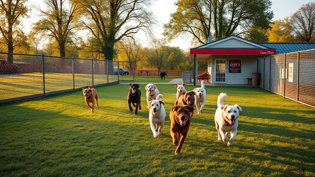 Love's Travel Stop dog park in Napoleon, OH
