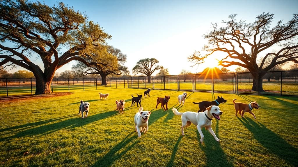 Love's Travel Stop dog park in Sweetwater, TX