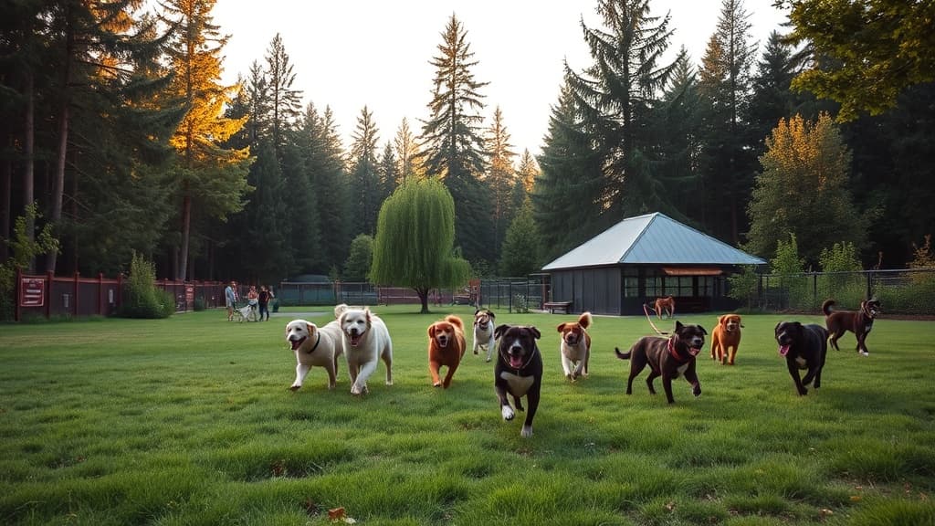 Love's Dog Park dog park in Millersburg, OR