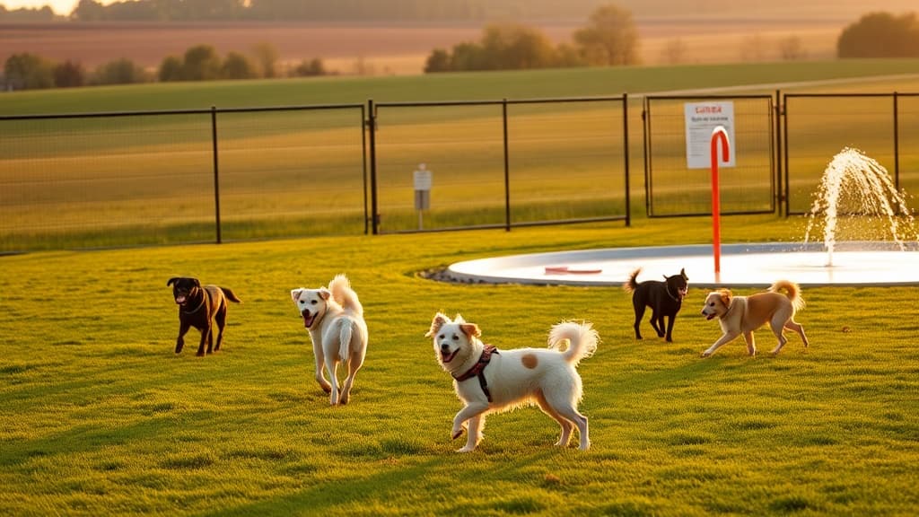Rum Village Dog Park dog park in South Bend, IN