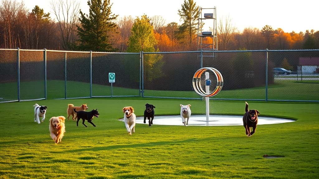 Dog Park at Kiwanis Park dog park in Benton Harbor, MI