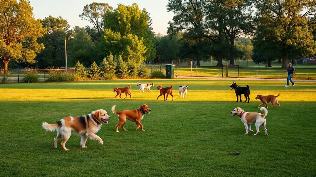 Off-Leash Area at Jackson Park dog park in Hendersonville, NC