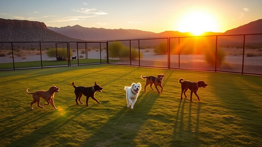 Leon Grande Park dog park in Rio Rancho, NM