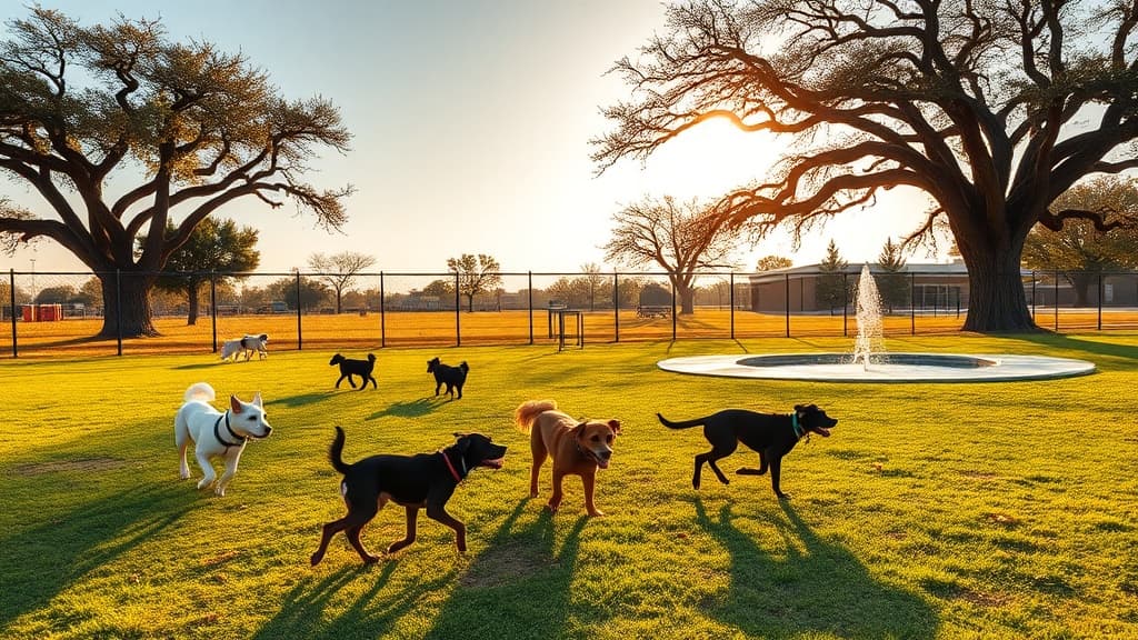 Dog Park at Panther Springs Park dog park in San Antonio, TX