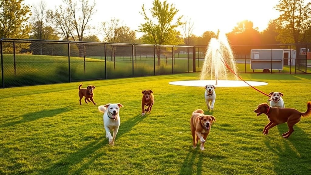 Dog Park at Maryland City Park dog park in Laurel, MD