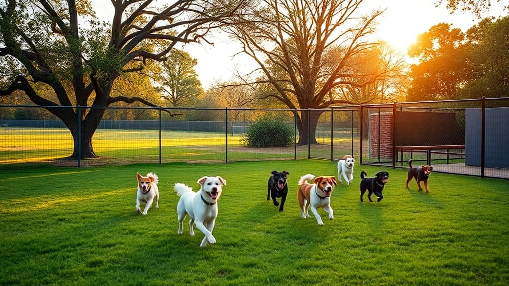 Love's Travel Stop dog park in Poplarville, MS