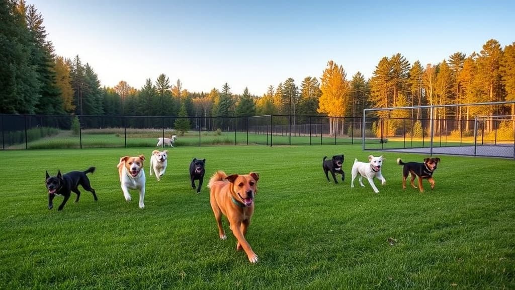 Barkside Southfield dog park in Southfield, MI