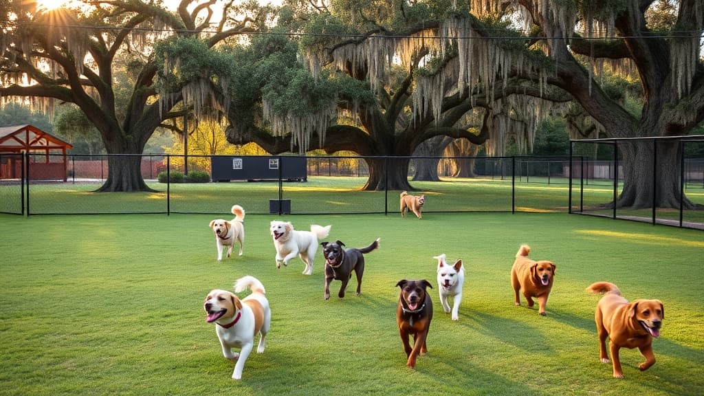 Love's Travel Stop dog park in Calhoun, GA