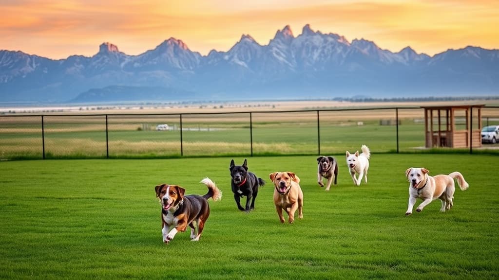 River Bend Bark Park dog park in Thermopolis, WY