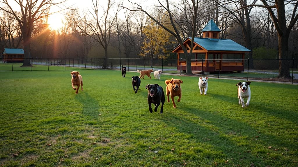 Riverwood Dog Park dog park in Akron, OH