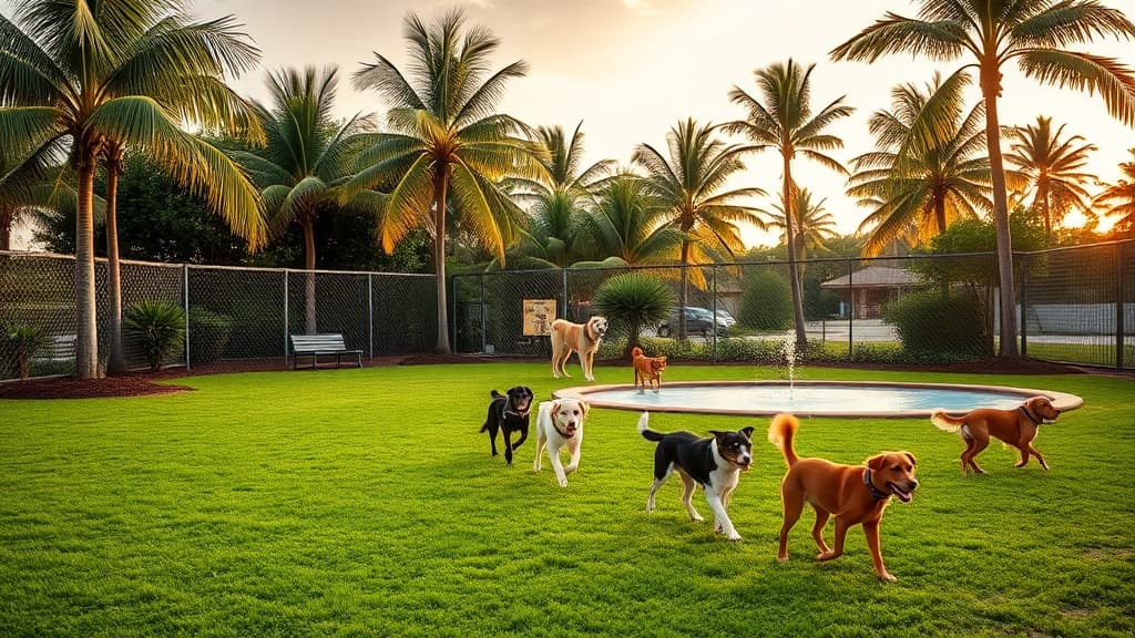 BrewHound Dog Park + Bar dog park in Neptune Beach, FL