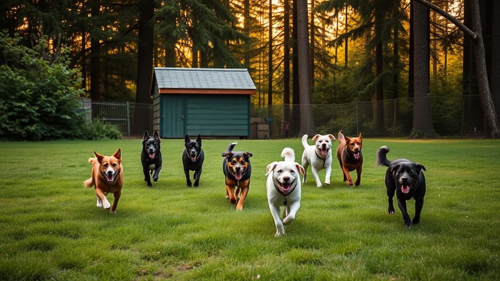 Lulu's Dog Park dog park in Cottage Grove, OR