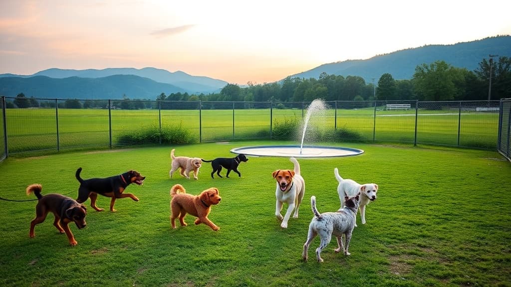 Trails to Tails Dog Park dog park in Forest City, NC