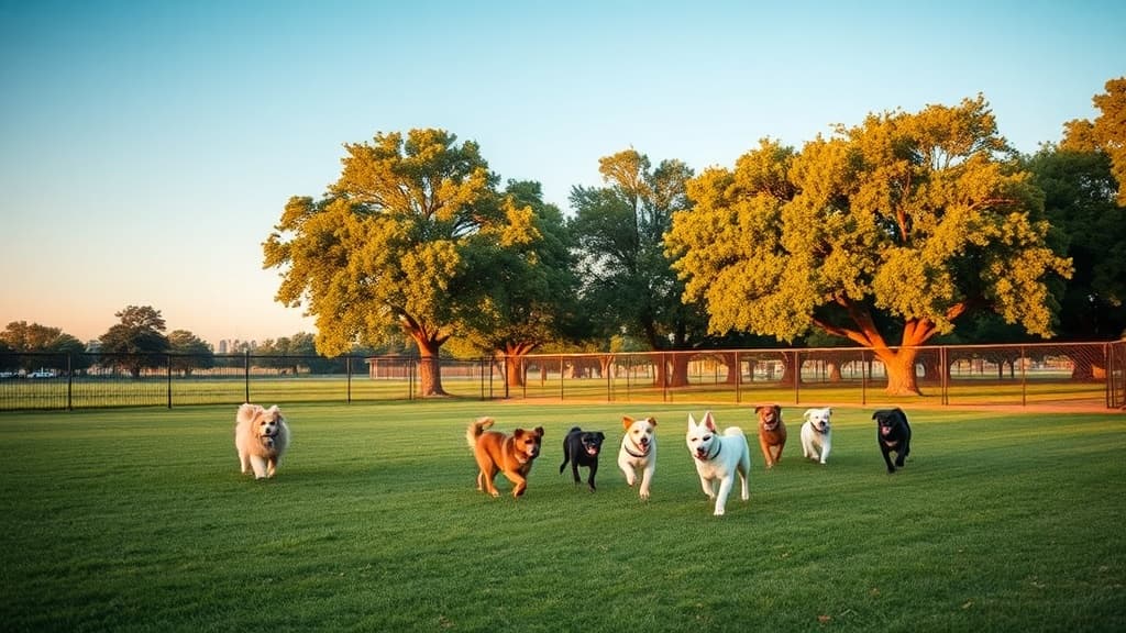 Bosly's Backyard dog park in Chicago, IL
