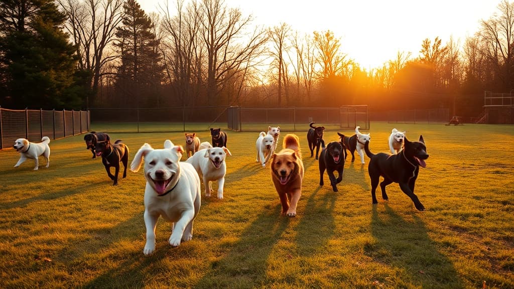 Dog Park Area dog park in Frisco, NC
