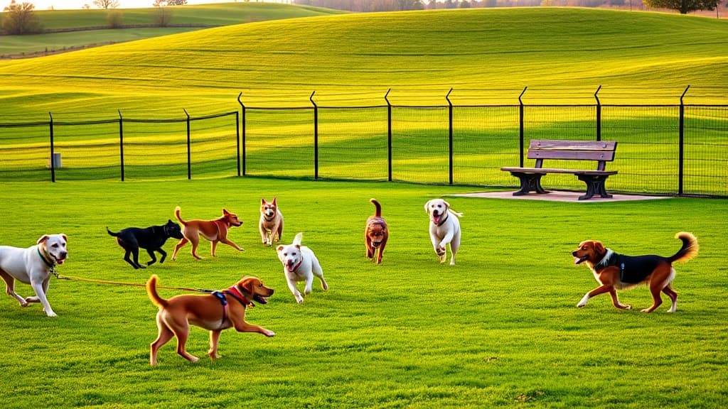 Mulligan’s Bark Park dog park in Louisville, KY