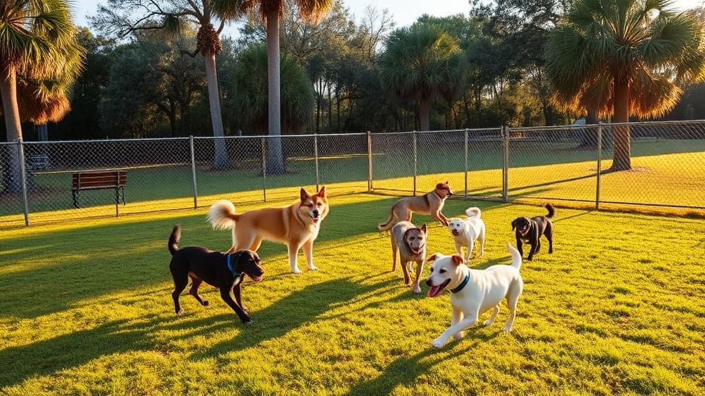 Swampy Dog Social + Bar dog park in Travelers Rest, SC