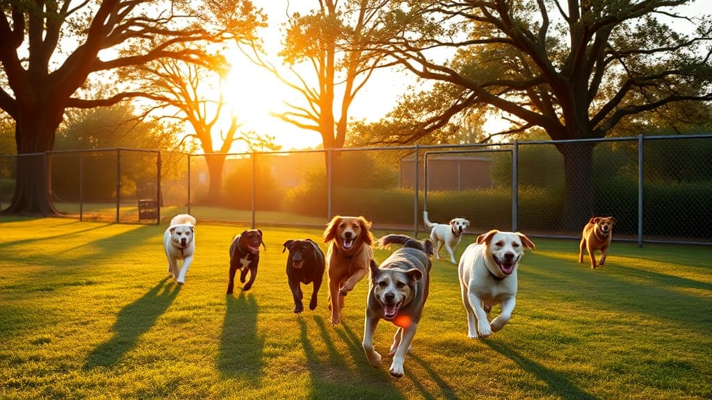 Dog Park at Larroux Park dog park in Bay St Louis, MS