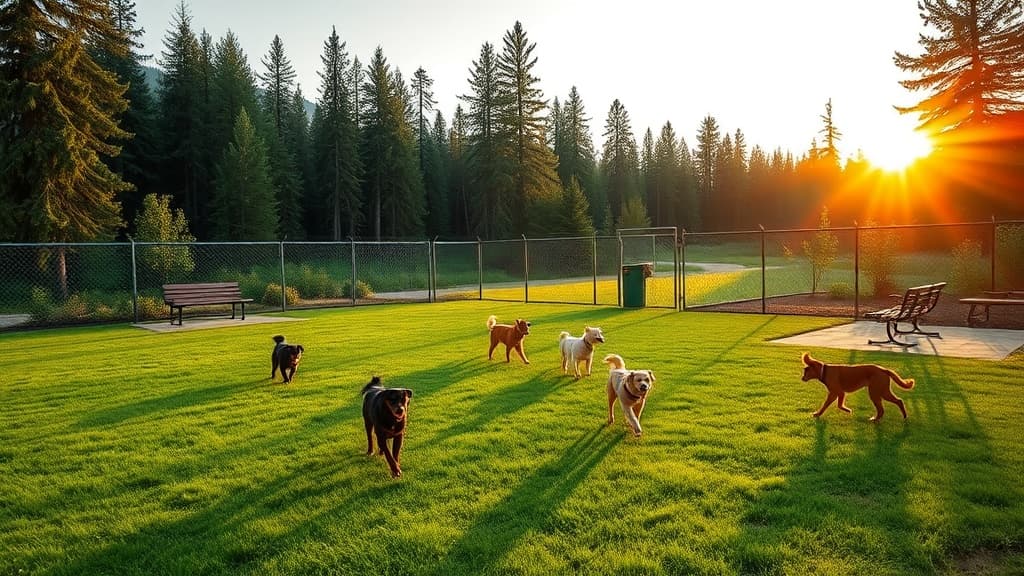 Overturf Park Off Leash Area dog park in Bend, OR