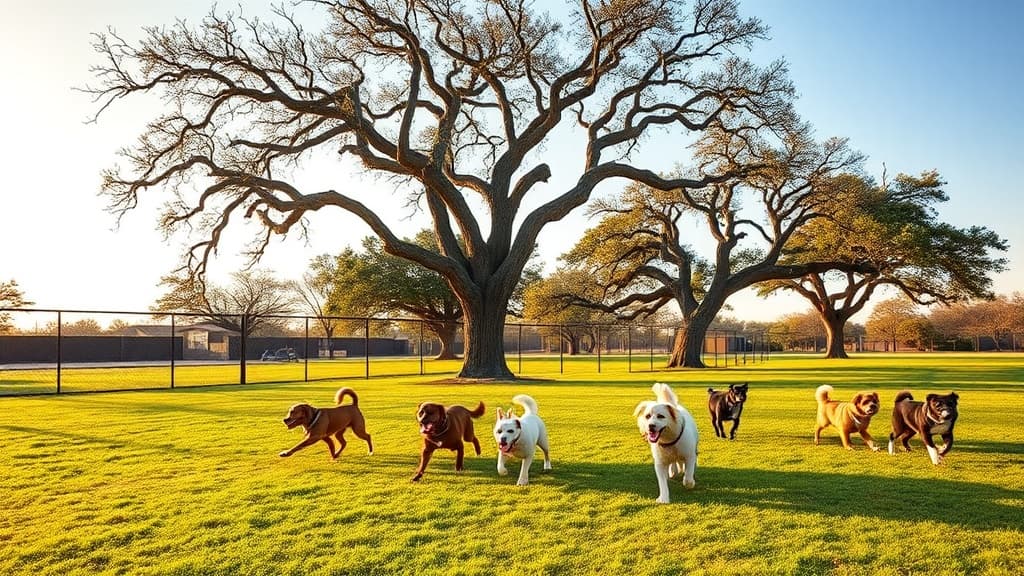 Triangle Park Off-Leash Area dog park in Austin, TX