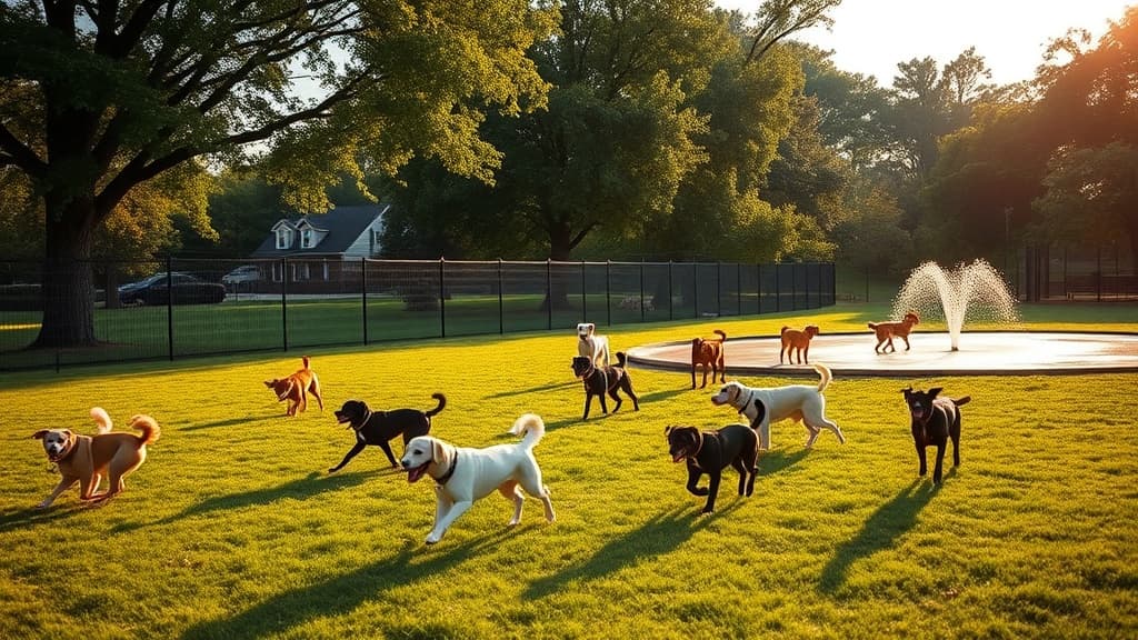 Dog Park at Mercer County Park dog park in Princeton, NJ