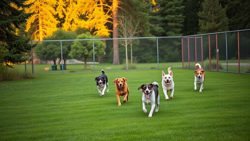 Dog Park at Discovery Park dog park in Bend, OR