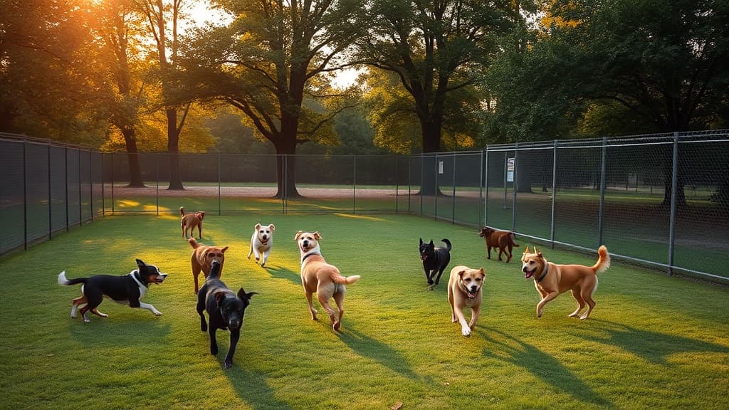 Dog Park at Branch Brook Park dog park in Newark, NJ