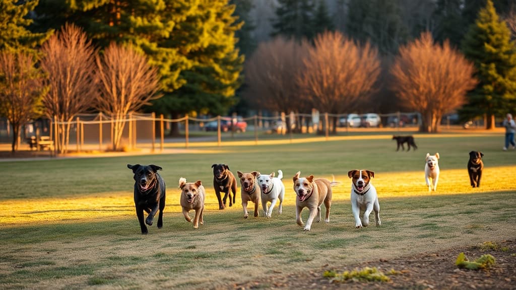 Upper Dog Park dog park in Tacoma, WA