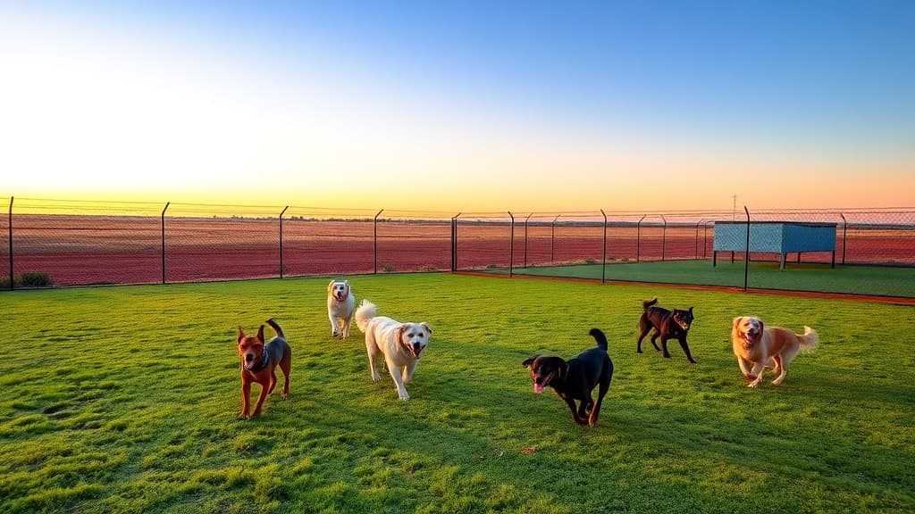 Love's Travel Stop Exit 137 dog park in Oklahoma City, OK
