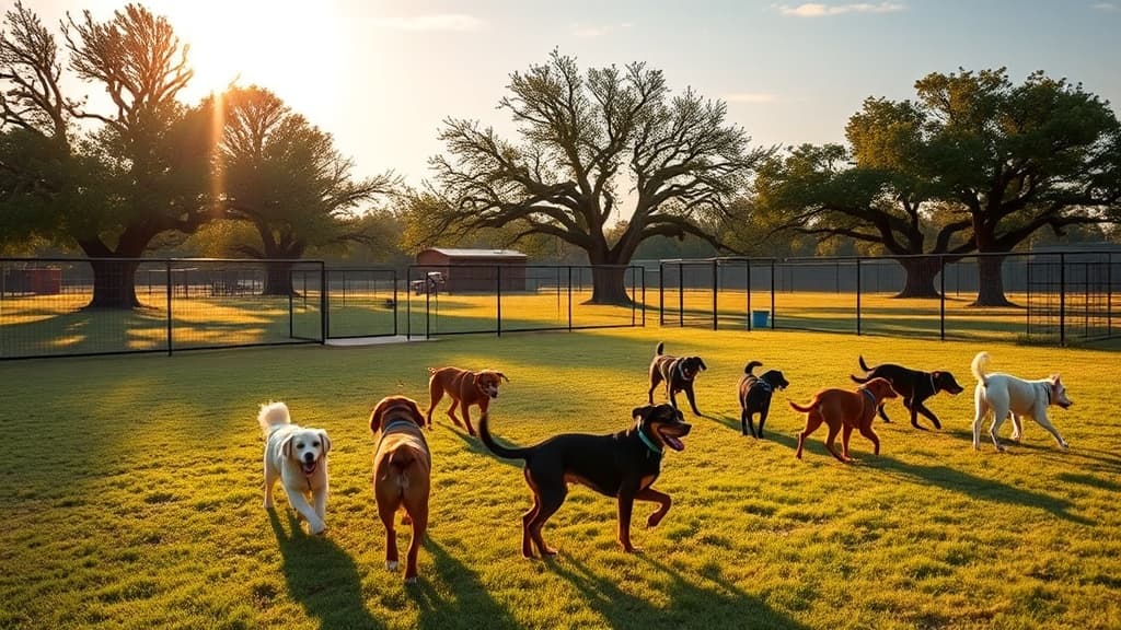 Patsy Hooks Dog Park at Heritage Park dog park in Weatherford, TX