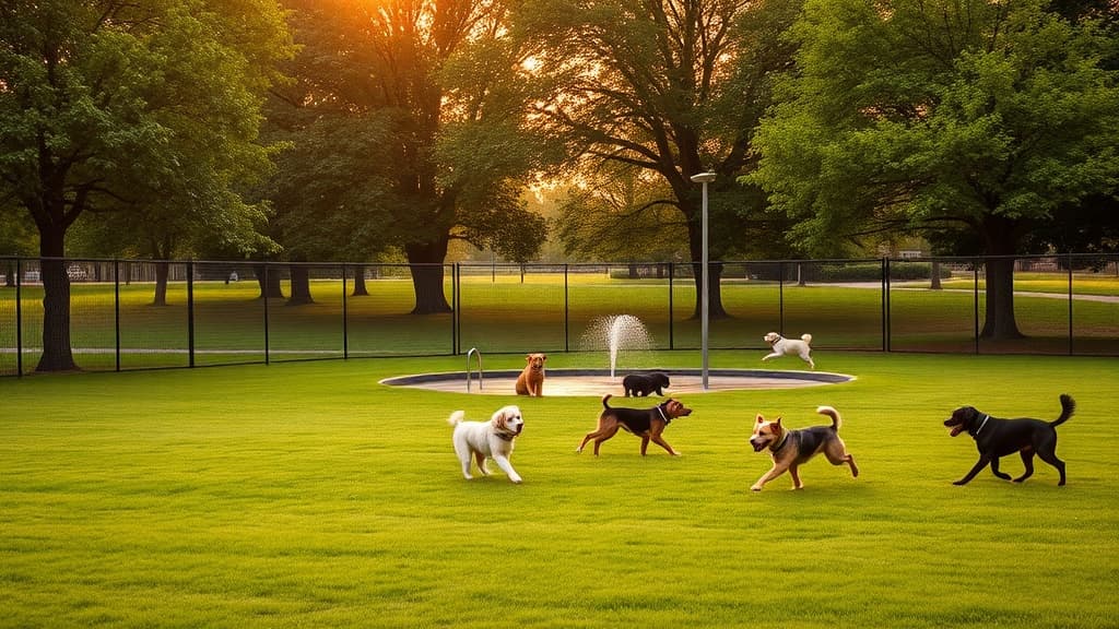 Dog Park at Westvale Park dog park in Westwood, NJ