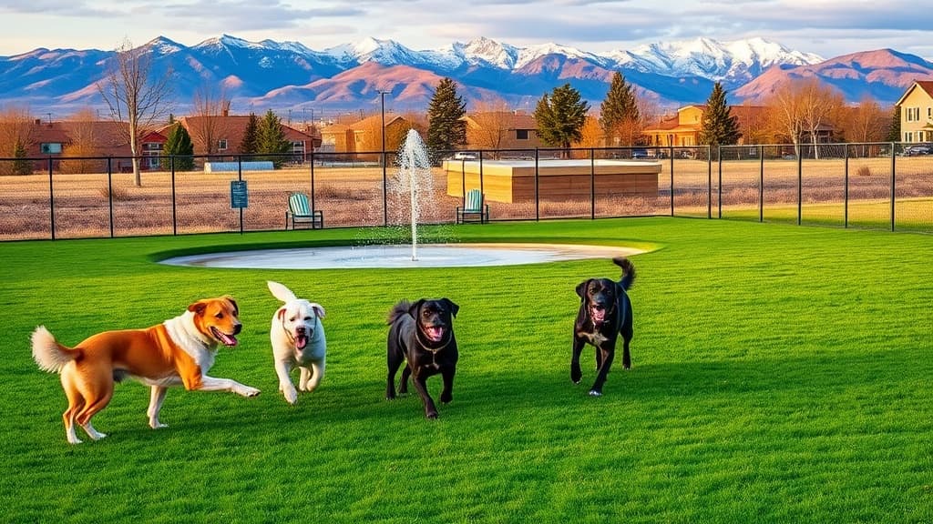 Forsberg Off-Leash Dog Park dog park in Lakewood suburb, CO