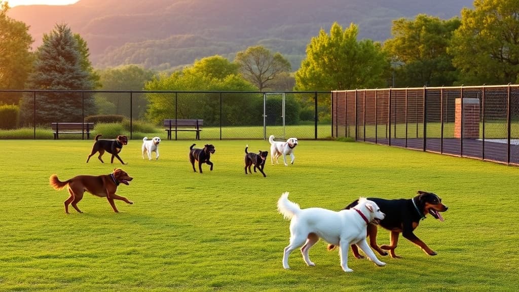 Lake Benson Park dog park in Garner, NC
