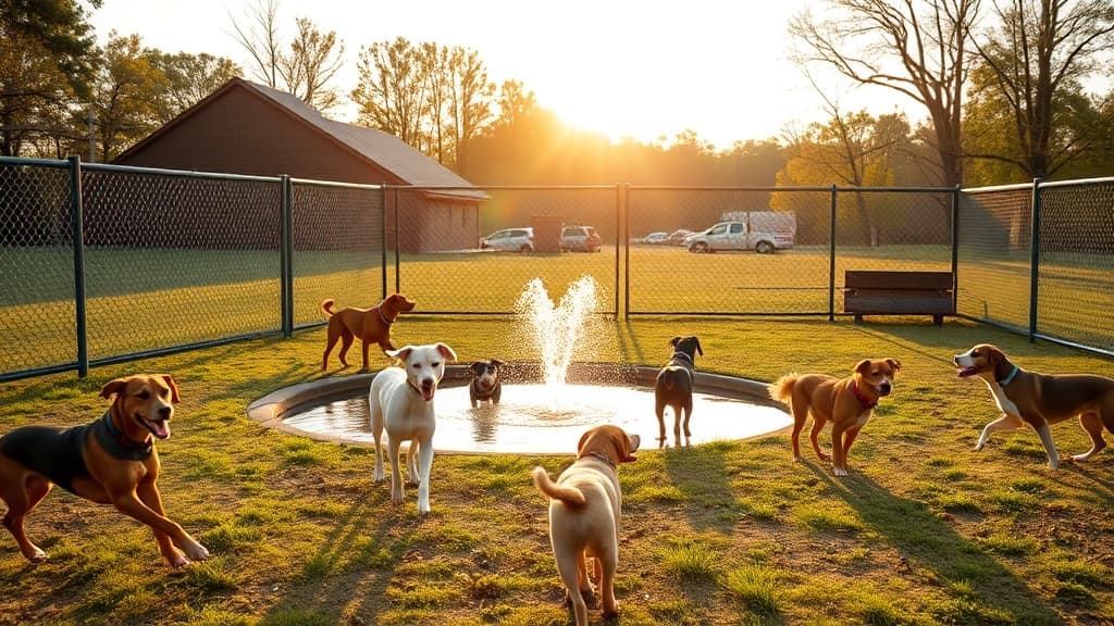 Dog Park at Friends & Family Park dog park in Wayne, NJ