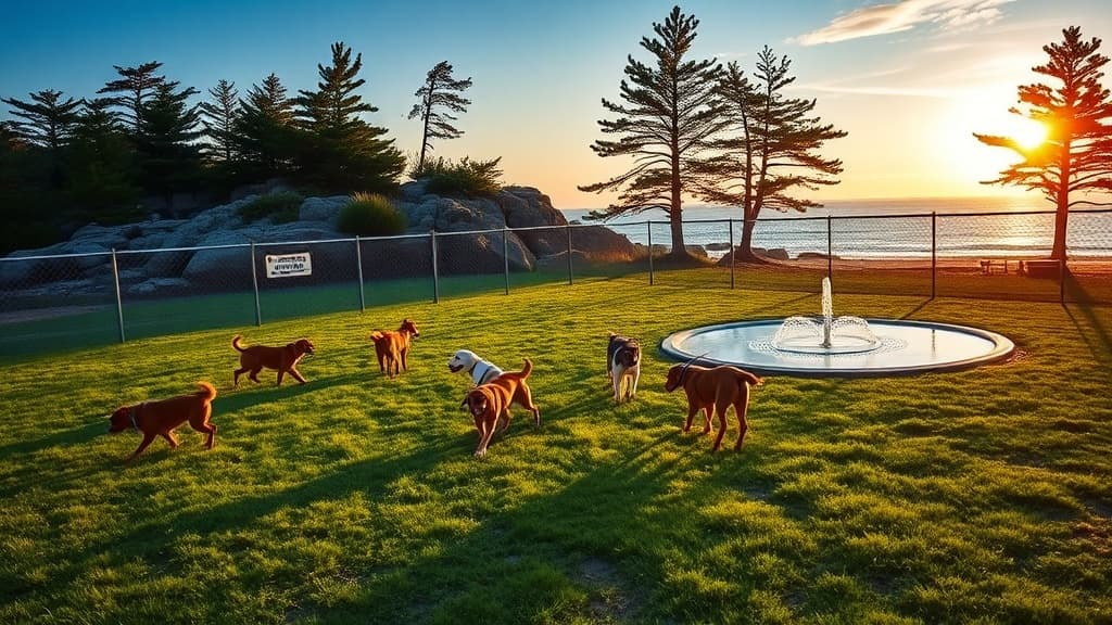 Old Orchard Beach Skatepark dog park in Old Orchard Beach, Maine