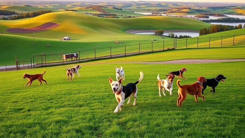 Love's Travel Stop dog park in Oak Creek, WI